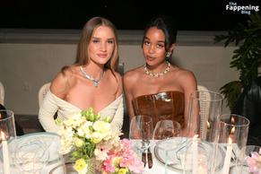 Rosie Huntington-WhiteleySexy in Rosie Huntington-whiteley Stuns In Sexy White Dress At Tiffany Cos Blue Book Launch In La