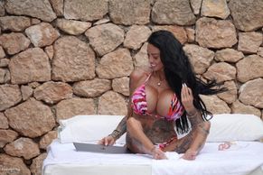  alt="Katie Price Sexy in Katie Price Sexy Shows Off Her Fabulous Bikini Body By A Pool In Ibiza"
