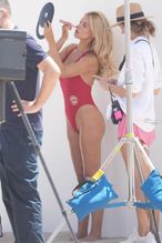  alt="Brooks Nader Sexy in Brooks Nader Sexy Shows Off Her Sizzling Body In A Spicy Red Swimsuit While Filming The Baywatch Reboot In La"