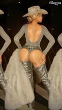 Beyonce KnowlesSexy in Beyonce Sizzles In Sexy Thong Bodysuit At Wild West Party