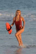  alt="Brooks Nader Sexy in Brooks Nader Sexy Shows Off Her Sizzling Body In A Spicy Red Swimsuit While Filming The Baywatch Reboot In La"