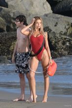  alt="Brooks Nader Sexy in Brooks Nader Sexy Shows Off Her Sizzling Body In A Spicy Red Swimsuit While Filming The Baywatch Reboot In La"