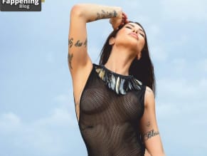 Poliana De Paula Sexy And Nude Photoshoots Posing Her Seductive Tits, Pussy And Booty