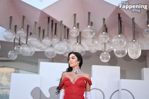 Georgina RodriguezSexy in Georgina Rodriguez Sizzles In Red At The 80th Venice International Film Festival