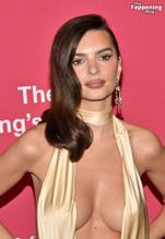 Emily RatajkowskiSexy in Emily Ratajkowski Stuns In Sexy Revealing Dress At The Kings Trust 2024 Gala