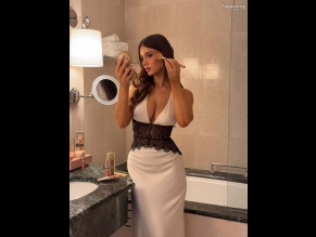  alt="Ella Cervetto Sexy in Ella Cervetto Sexy Shows Off Her Hot Boobs In A Sensual White Dress"