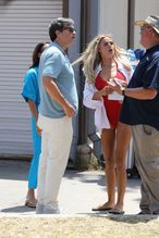 alt="Brooks Nader Sexy in Brooks Nader Sexy Shows Off Her Sizzling Body In A Spicy Red Swimsuit While Filming The Baywatch Reboot In La"