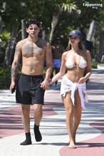 Grace BoorSexy in Grace Boor Sexy Seen With Ryan Garcia Showing Off Her Amazing Bikini Body In Miami Beach