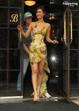 Bella HadidSexy in Bella Hadid Stuns In A Sexy Corset Dress At The Orebella Launch Event In Nyc