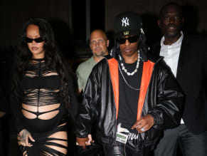 Rihanna Sexy in Rihanna Sexy Seen With A$Ap Rocky Wearing A Sultry Black Dress While Leaving L'Arc Nightclub In Paris