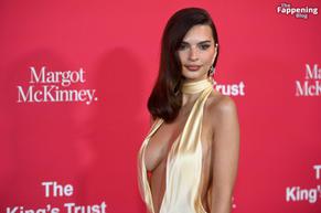 Emily RatajkowskiSexy in Emily Ratajkowski Stuns In Sexy Revealing Dress At The Kings Trust 2024 Gala