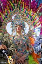  alt="Rihanna Sexy in Rihanna Sexy Dazzles In A Bejeweled Costume At The Grand Kadooment Day In Barbados"