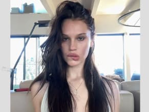 MEREDITHMICKELSONSEXYANDBRALESSPHOTOSSHOWINGOFFHERHOTBREASTSINAFABULOUSWHITEDRESS - NUDE STORY