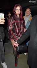 Dua Lipa Sexy in Dua Lipa Sexy Stuns In Red At Warner Music And Ciroc Vodkas Brits Afterparty In London