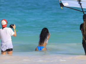 KIMKARDASHIANSEXYFLAUNTSHERBIGWETBOOBSBOOTYANDCURVESINAHOTBIKINIDURINGABEACHPHOTOSHOOT - NUDE STORY