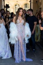  alt="Jennifer Lopez Sexy in Jennifer Lopez Sexy Flaunts Her Hot Tits In A Dazzling Dress At The Celia Kritharioti Haute Couture Fashion Show In Paris"