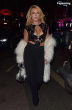 TALLIASTORMSEXYFLAUNTSHERHOTCLEAVAGEWEARINGASTUNNINGOUTFITATLIOLEICESTERSQUAREINLONDON - NUDE STORY