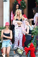  alt="Brooks Nader Sexy in Brooks Nader Spotted Sexy Flashing Her Hot Tit As She Models For A Victoria's Secret Christmas Campaign In Nyc"