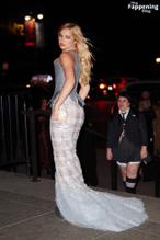 Addison RaeSexy in Addison Rae Sexy Shows Off Her Hot Cleavage In A Stunning Gray Dress At CFDA Fashion Awards In New York