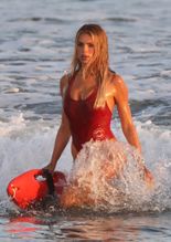  alt="Brooks Nader Sexy in Brooks Nader Sexy Shows Off Her Sizzling Body In A Spicy Red Swimsuit While Filming The Baywatch Reboot In La"