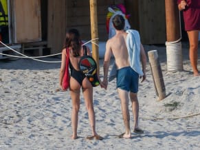 AITANASEXYSEENWITHMIGUELBERNARDEAUFLAUNTINGHERSIZZLINGFIGUREINAHOTSWIMSUITATIBIZABEACH - NUDE STORY