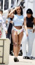 NormaniSexy in Normani Sexy Spotted Showing Off Her Hot Legs And Curves While Shooting Her Music Video In Los Angeles