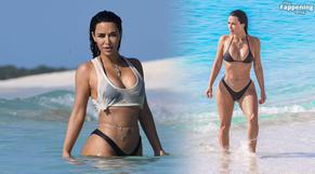 Kim Kardashian WestSexy in Kim Kardashian Stuns In Sexy Turks And Caicos Beach Getaway