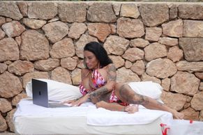  alt="Katie Price Sexy in Katie Price Sexy Shows Off Her Fabulous Bikini Body By A Pool In Ibiza"