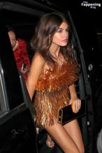 Kaia GerberSexy in Kaia Gerber Stuns In Golden Dress At Sexy British Vogue And Tiffany & Co. Party In London