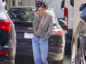 BELLAHADIDSEXYANDBRALESSSPOTTEDFLASHINGHERHOTCLEAVAGEONASETOFPHOTOSHOOTINBEVERLYHILLS - NUDE STORY