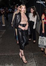 Emma RobertsSexy in Emma Roberts Sizzles In Sexy See Through Top At Khaite Fashion Show In Nyc