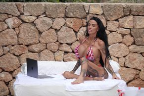  alt="Katie Price Sexy in Katie Price Sexy Shows Off Her Fabulous Bikini Body By A Pool In Ibiza"