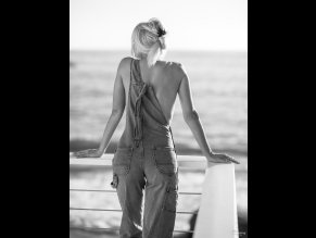  alt="Genevieve Morton Sexy in Genevieve Morton Sexy And Nude Poses Her Alluring Boobs And Butt In A Black & White Photoshoot For Her Calenedar"