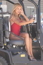  alt="Brooks Nader Sexy in Brooks Nader Sexy Shows Off Her Sizzling Body In A Spicy Red Swimsuit While Filming The Baywatch Reboot In La"