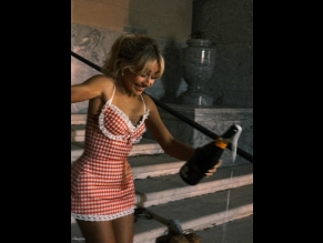 Sabrina Carpenter Sexy Sizzles In A Hot Mini Dress At Supervinyl In LA