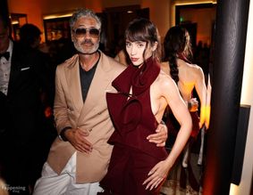 Caylee Cowan Sexy Flaunts Her Hot Sideboob At The Golden Globes X Aman Beverly Hills Cocktail Party In Venice