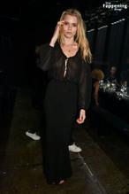 Abbey LeeSexy in Abbey Lee Kershaw Sexy Flashes Her Hot Tits at YSL Beauty Black Opium Event in London 