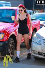 Addison RaeSexy in Addison Rae Sexy Seen Flaunting Her Hot Tits And Ass Wearing Shorts In West Hollywood 