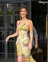 Bella HadidSexy in Bella Hadid Stuns In A Sexy Corset Dress At The Orebella Launch Event In Nyc