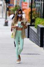 Alessandra Ambrosio Spotted Arriving at Her Pilates Class Wearing a Hot Workout Outfit in Los Angeles 