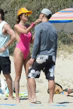 Alessandra AmbrosioSexy in Alessandra Ambrosio Sexy Enjoys Her Sunday at the Beach With Boyfriend Richard Lee in Santa Monica