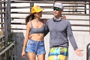 Alessandra AmbrosioSexy in Alessandra Ambrosio Sexy Flaunts Her Slim Figure On the Beach With Friends In Santa Monica