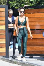 Alessandra AmbrosioSexy in Alessandra Ambrosio exiting her personal trainer home after a workout session in Brentwood