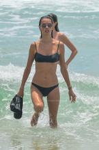 Alessandra AmbrosioSexy in Alessandra Ambrosio Sexy in A Black Bikini In Florianopolis, Brazil 