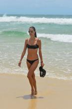 Alessandra AmbrosioSexy in Alessandra Ambrosio Sexy in A Black Bikini In Florianopolis, Brazil 