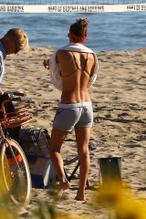 Alessandra AmbrosioSexy in Alessandra Ambrosio Sexy on the beach playing volleyball in Los Angeles