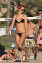 Alessandra AmbrosioSexy in Alessandra Ambrosio Sexy on the beach playing volleyball in Los Angeles