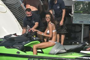 Alessandra AmbrosioSexy in Alessandra Ambrosio going on a jet ski trip with a small group of her friends