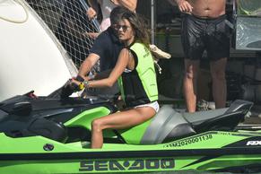 Alessandra AmbrosioSexy in Alessandra Ambrosio going on a jet ski trip with a small group of her friends