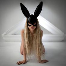 Alexandra SmelovaSexy in Alexandra Smelova wearing BDSM Bunny Rabbit Mask in a photoshoot by Vladimir Nikolaev